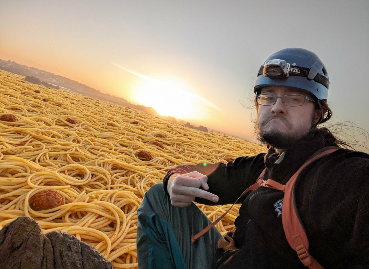 Spaghetti landscape adventure